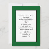 Invitation Tablette électronique de remise des diplômes de la (Dos)