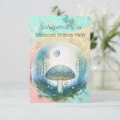 Invitation Tabouret enchanté 3 ans Anniversaire (Debout devant)