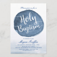 Tache d'eau de lac | Baptême saint personnalisé