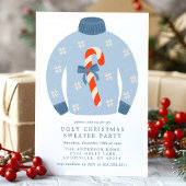 Invitation Tacky Sucre de canne Ugly Christmas Sweater Party