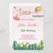 Invitation Taco (Devant / Derrière)