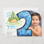 Invitation Taco 2ème anniversaire Fiesta Photo (Devant)