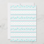 Invitation Taco à l'amour succulent mariage de cactus (Dos)