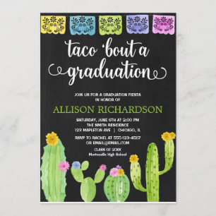 Invitation Taco à l'occasion d'une fête de remise de diplômes