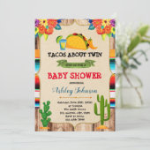 Invitation Taco à propos de l'invitation à la fête à thème ju (Debout devant)