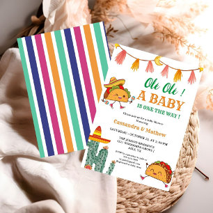 Invitation Taco à propos d'un bébé Baby shower mexicain