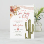 Invitation Taco à propos d'un désert de cactus du sud-ouest d (Debout devant)