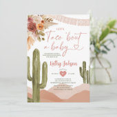 Invitation Taco à propos d'un désert de cactus du sud-ouest d (Debout devant)