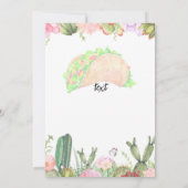 Invitation Taco, à propos d'une fête de la fête de la Graduat (Dos)