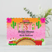 Invitation Taco à propos d'une fête Tacos Margaritas Cinco De (Debout devant)