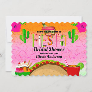 Invitation Taco à propos d'une fête Tacos Margaritas Cinco De