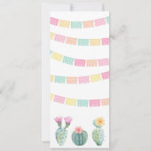 Invitation Taco à propos d'une Fiesta Mexicaine tout âge fête (Dos)