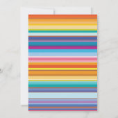 Invitation Taco à un anniversaire de fête (Dos)