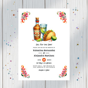 Invitation Taco 'about Love : Bold Mariage Fiesta