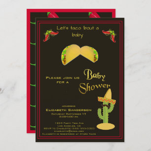 Invitation Taco au Baby shower