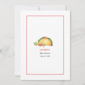 Invitation Taco Baby Shower Bingo game (Dos)