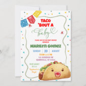 Invitation Taco Bout A Baby Boy Mexican Fiesta Baby shower (Devant)