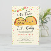 Invitation Taco Bout a Baby Co-ed Fiesta Baby shower (Debout devant)