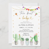 Invitation Taco 'Bout A Baby Fiesta Cactus Baby shower (Devant)