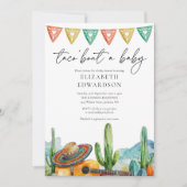 Invitation Taco Bout A Baby Fiesta Photo Baby shower (Devant)