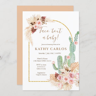 Invitation Taco ‘Bout A Baby Pampas Grass