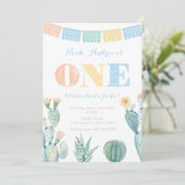 Invitation Taco Bout A Fiesta Boy 1er Anniversaire (Debout devant)