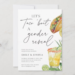Invitation Taco Bout A Gender Reveal