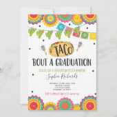 Invitation Taco 'Bout A Graduation Fiesta Graduation Party (Devant)