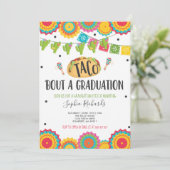 Invitation Taco 'Bout A Graduation Fiesta Graduation Party (Debout devant)