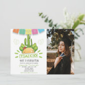 Invitation Taco 'Bout A Graduation Fiesta Graduation Photo (Debout devant)