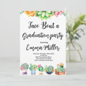 Invitation Taco 'Bout a Graduation Fiesta Party (Debout devant)
