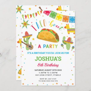Invitation Taco 'Bout a Party Fiesta Cumpleaños Anniversaire 
