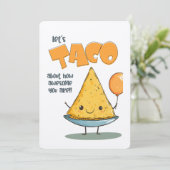 Invitation Taco-bout à quel point vous êtes génial !  (Debout devant)