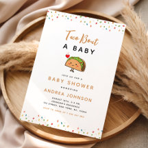 Taco Bout Baby Fiesta Baby shower rétro Super