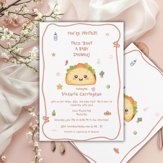 Invitation Taco ‘Bout Cute Baby Shower