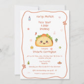 Invitation Taco ‘Bout Cute Baby Shower (Devant)