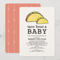 Taco Bout Fiesta Baby shower par la poste