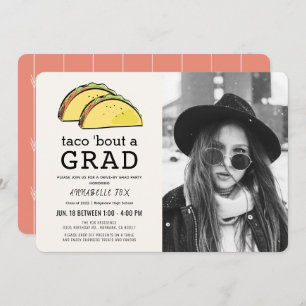 Invitation Taco Bout GRAD Photo Drive-by Graduation Party