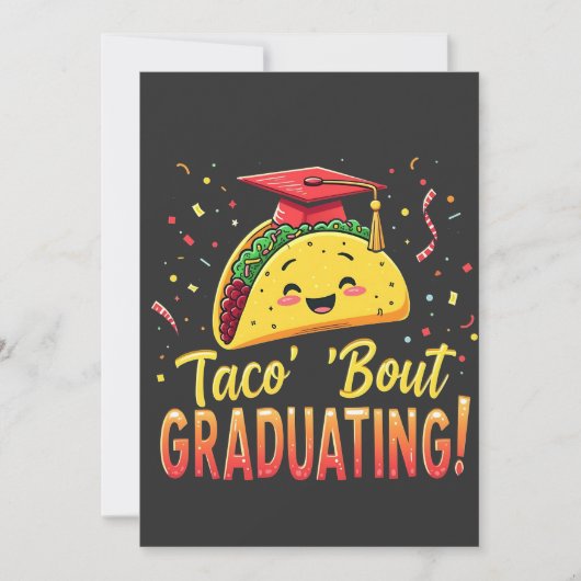 Invitation Taco 'Bout Graduation Cinco De Mayo (Devant)