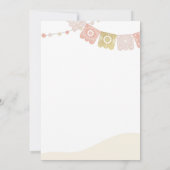 Invitation Taco Bout Love Cactus Fiesta Couples Douche rose (Dos)