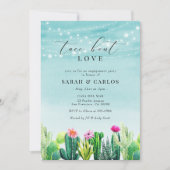 Invitation Taco 'Bout Love Cactus Fiesta Party (Devant)