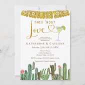 Invitation Taco Bout Love Cactus Fiesta Party (Devant)