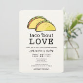 Invitation Taco Bout Love Couples Douche (Debout devant)