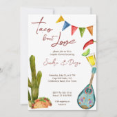 Invitation Taco bout love couples douche festa mexicaine (Devant)