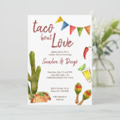 Invitation Taco bout love couples douche festa mexicaine (Debout devant)