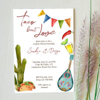 Taco bout love couples douche festa mexicaine