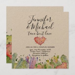 Invitation Taco Bout Love - Fun Mariage Fiesta moderne invite