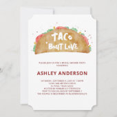 Invitation Taco 'Bout Love Mariage Fête des mariées Fiesta (Devant)