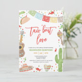 Invitation Taco 'Bout Love Mexicaine Fiesta Fête des mariées (Debout devant)