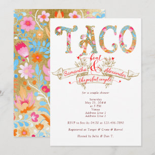 Invitation Taco Bout Love Parfait Couple Fiesta Couple Douche